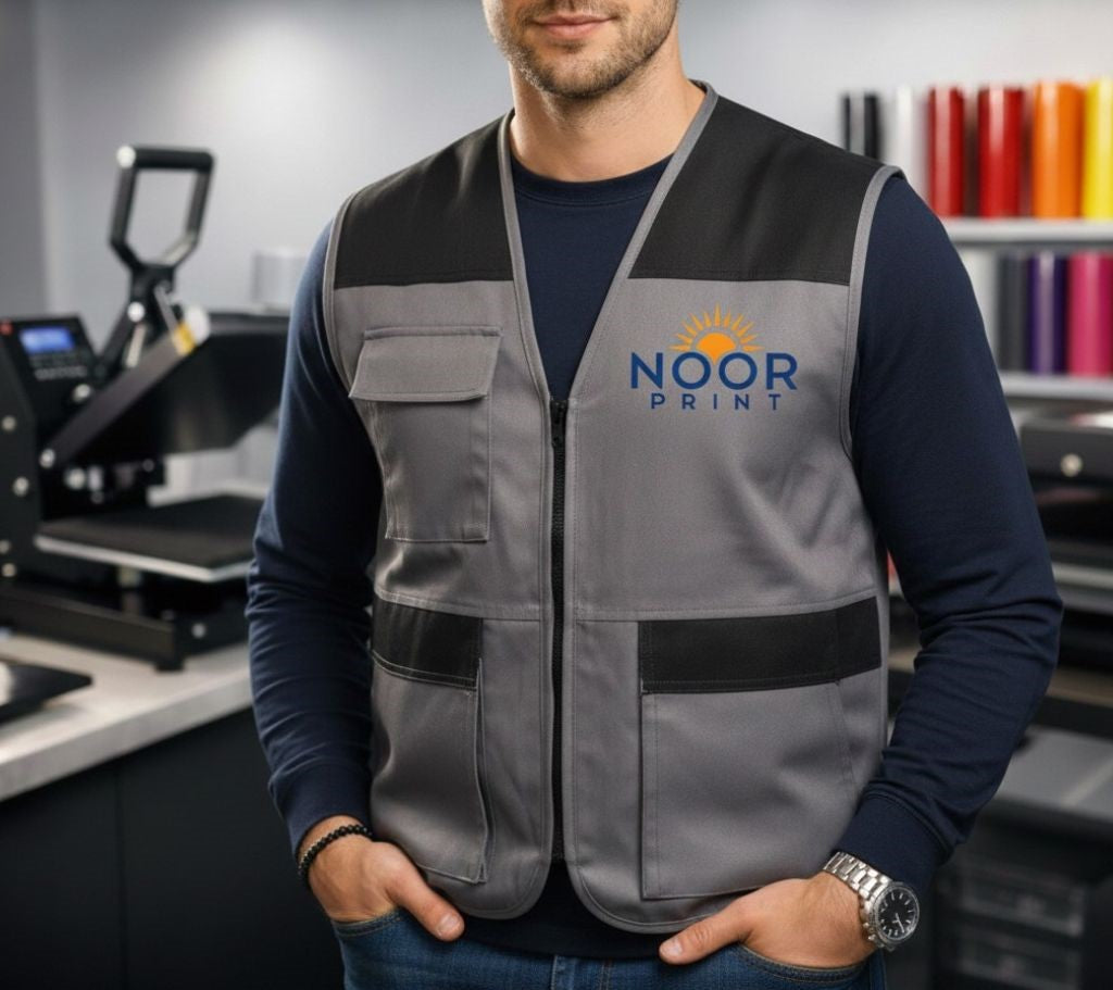 Gilet de Travail Multipoches Personnalisé